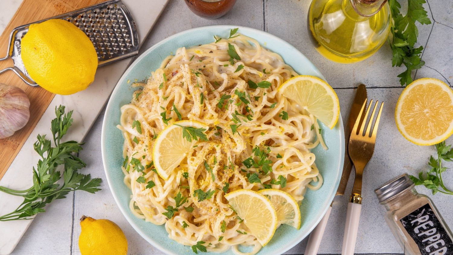 Image of Pasta al Limone โ Creamy Italian Lemon Pasta ๐