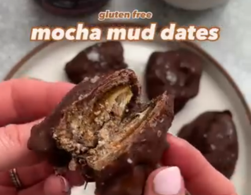 Image of Coffee Nut Butter Stuffed Dates