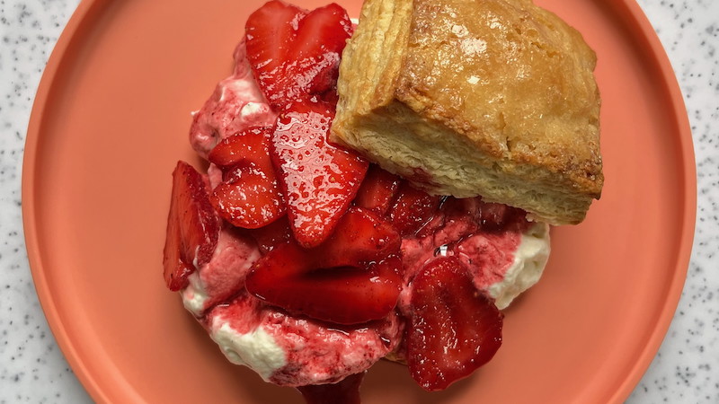 Image of Strawberry Hibiscus Shortcake