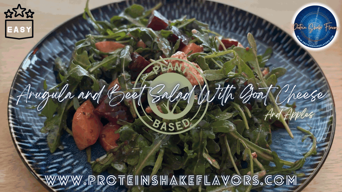 Arugula and Beet Salad With Goat Cheese and Apples Recipe