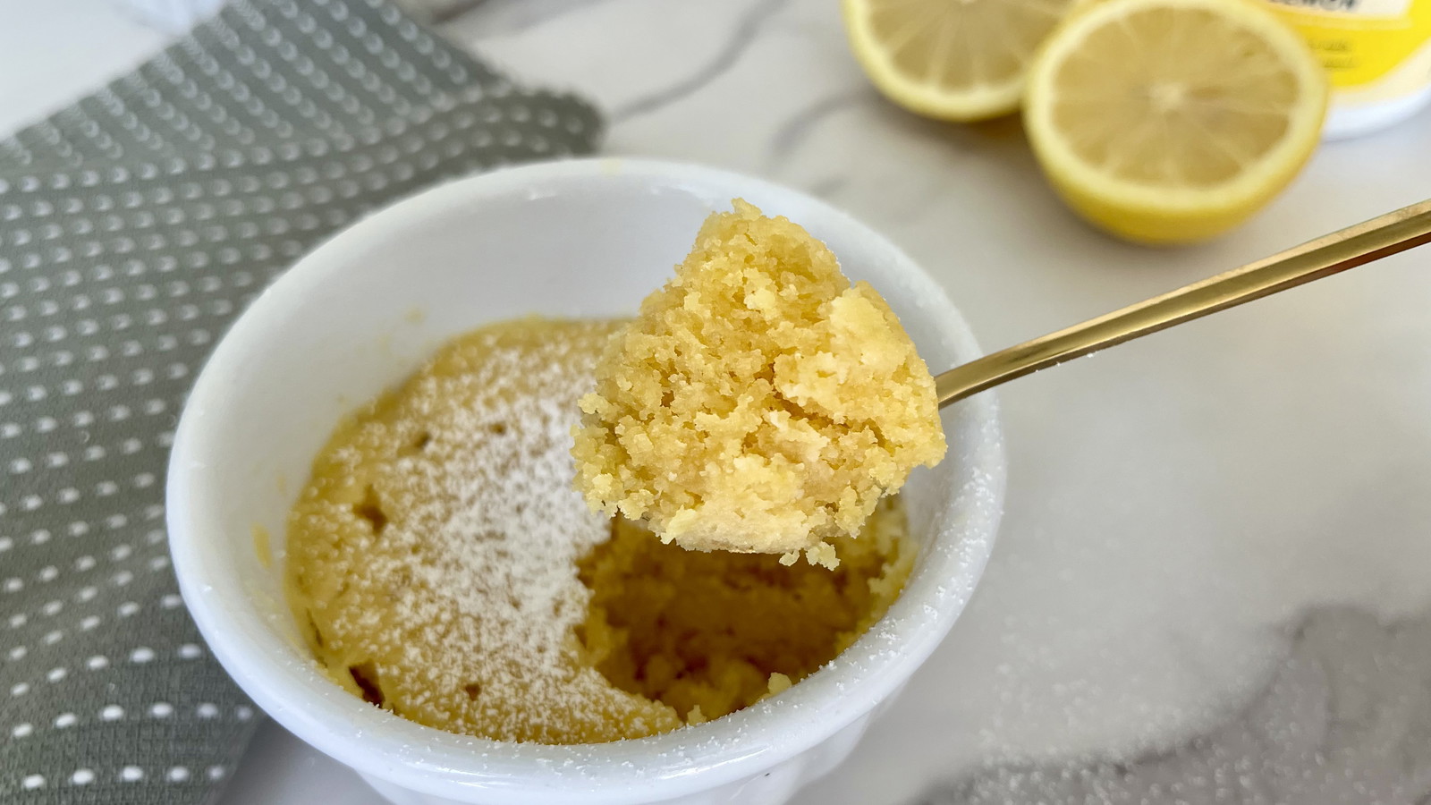 Image of Lemon Collagen Mug Cake