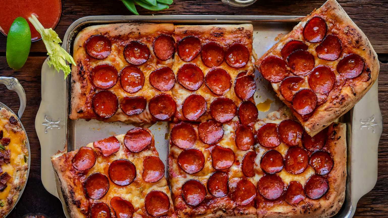 Image of Easy Sheet Pan Pizza (with Pepperoni)