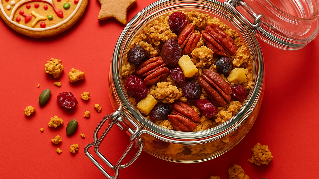 Image of Apple, Cardamom & Stem Ginger Granola