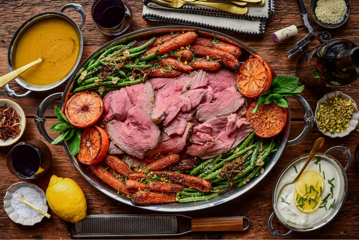 Charred Citrus & Turmeric Yogurt Lamb