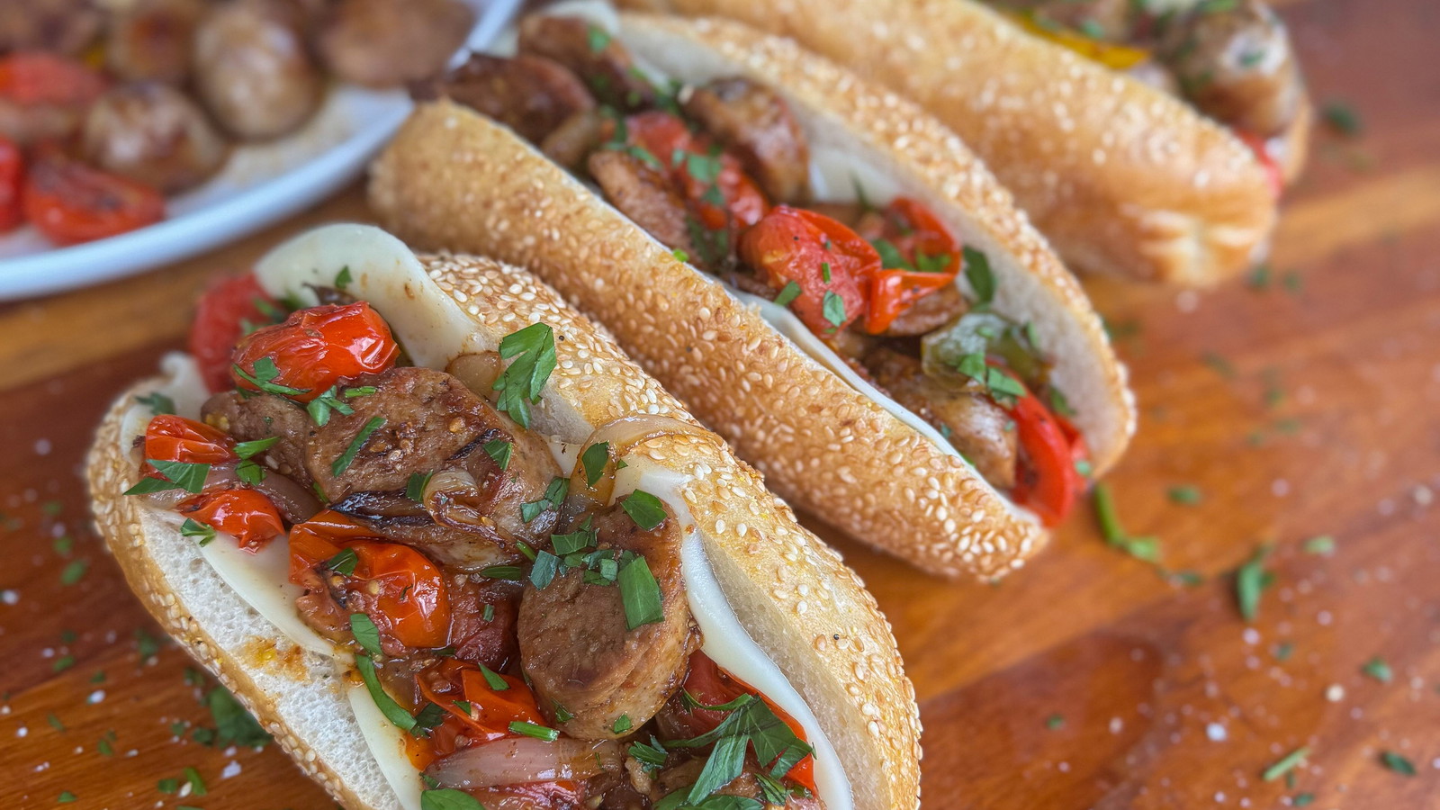 Image of Italian Sausage & Peppers Sandwiches
