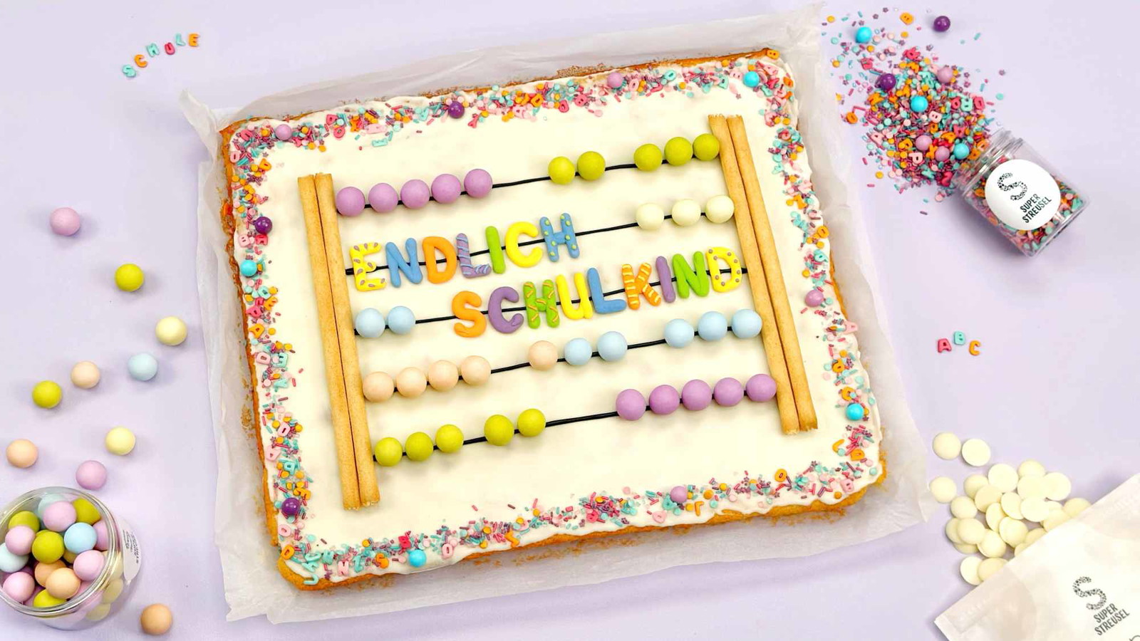 Abakus (Rechenschieber) Blechkuchen