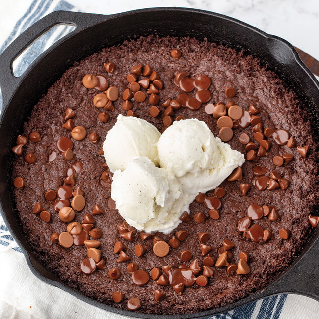 Image of Rich Chocolate Skillet Brownies