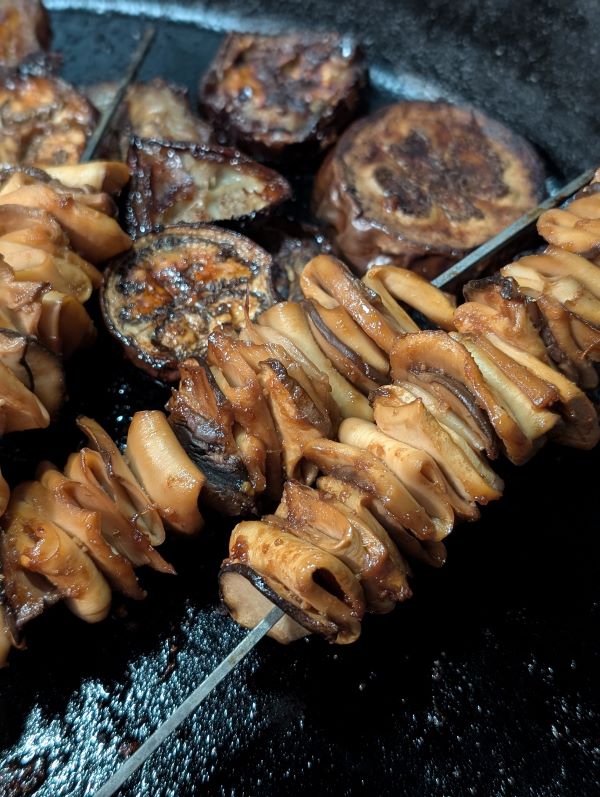 Image of Mushroom Ribbon Skewers