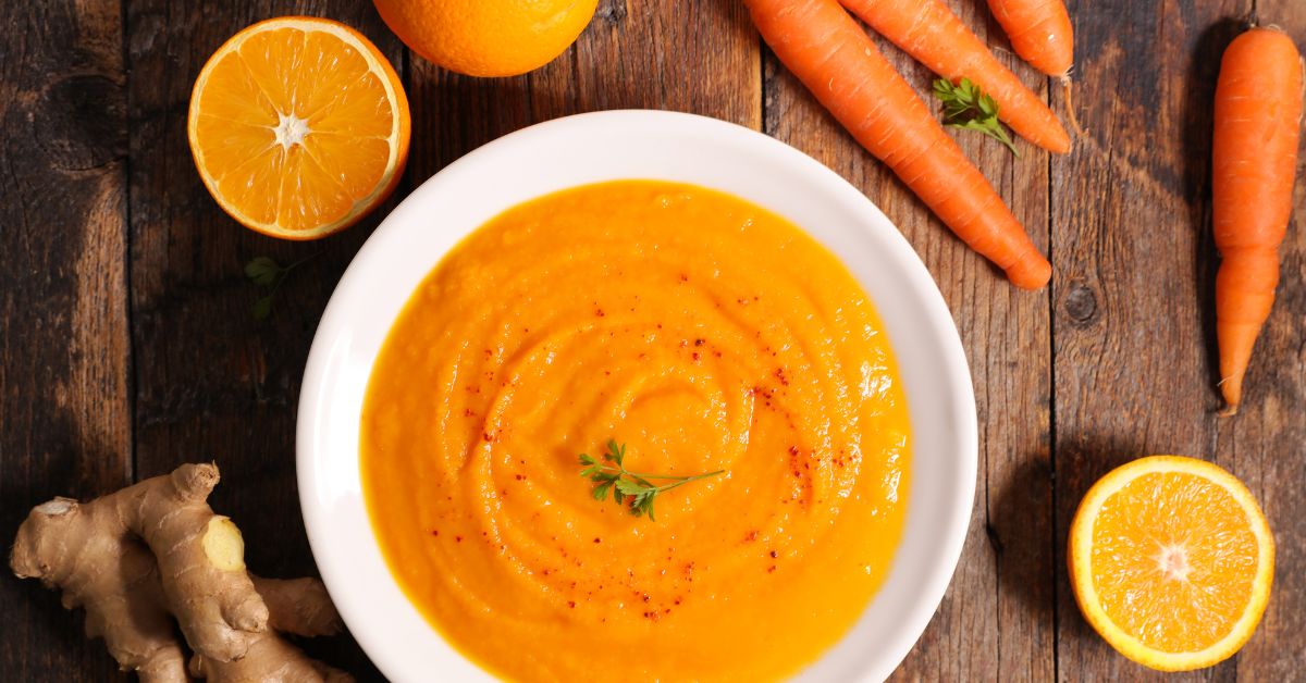 Soupe de carottes et de radis noir