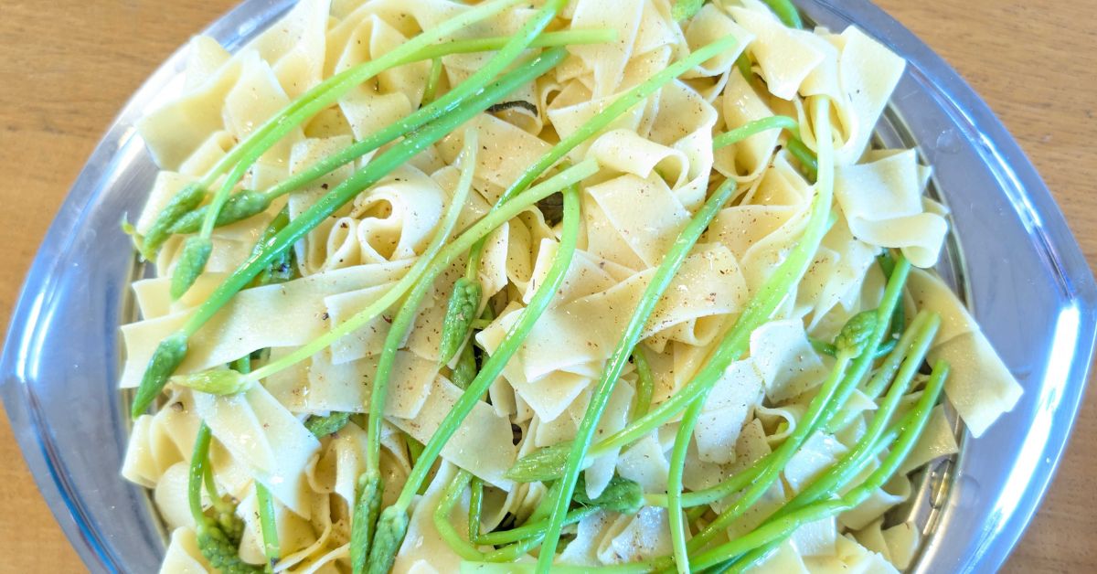 🍝 Pâtes aux Asperges Sauvages & Parmesan