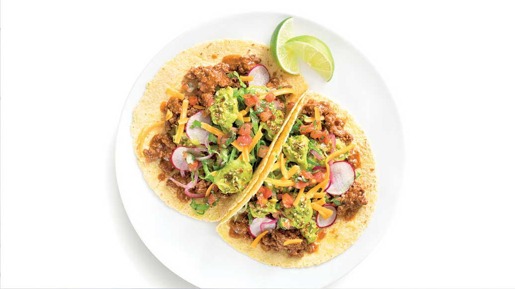 Image des tacos au chili au bœuf