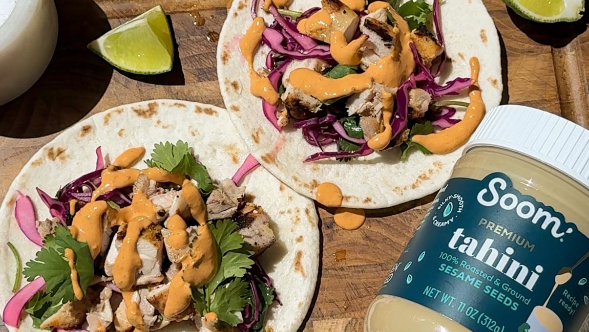 Image of Chicken Tacos with Chipotle Lime Crema