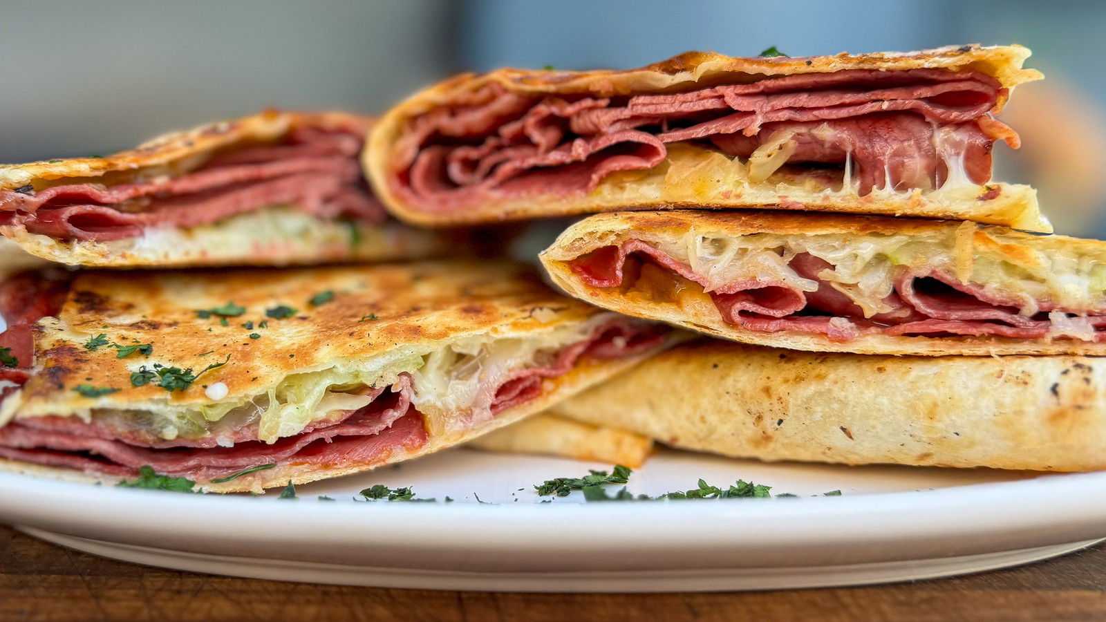 Image of Reuben Quesadillas