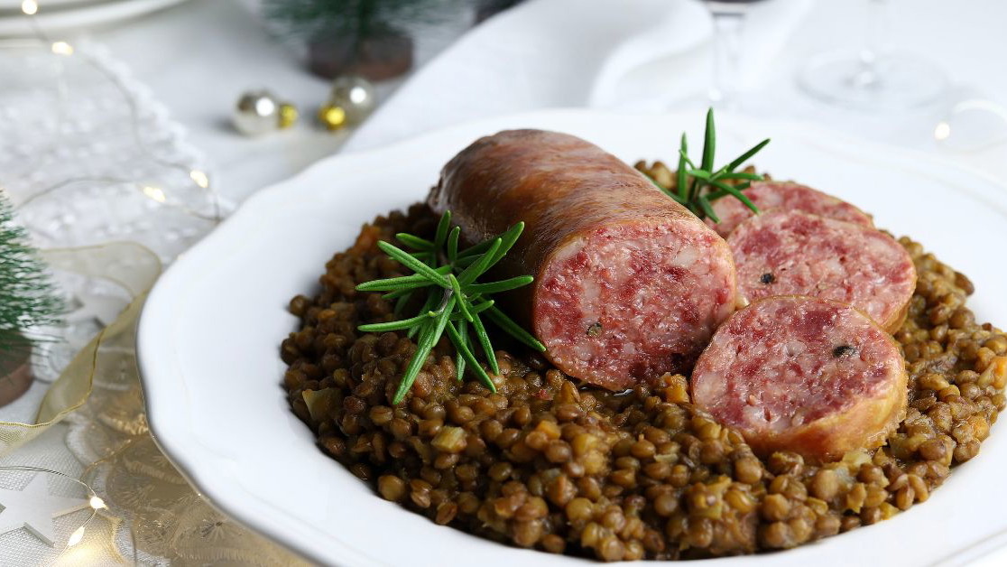 saucisse lentille