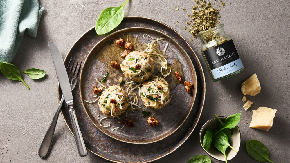 Image of Bärlauch-Spinatknödel-Rezept