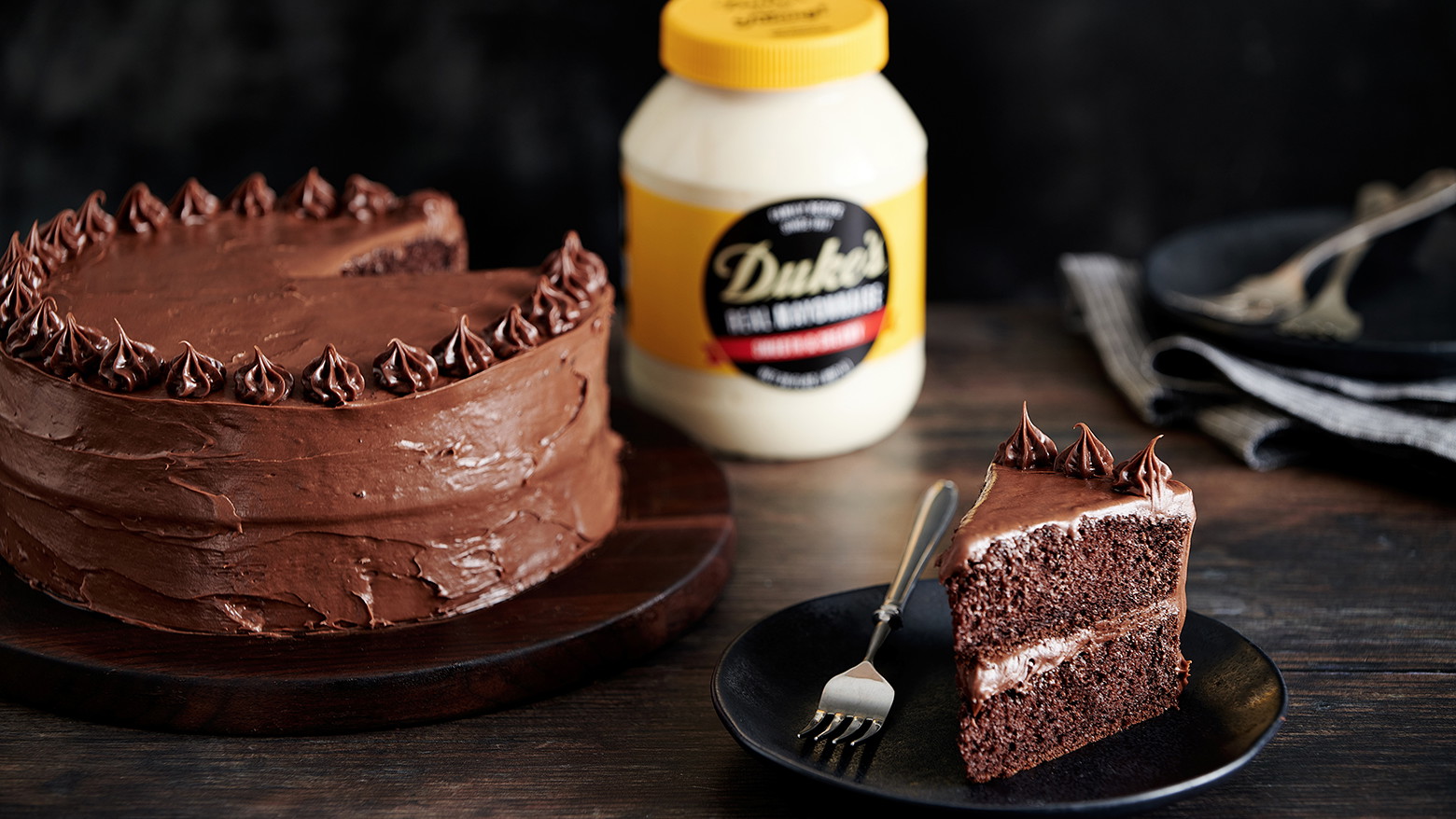 Image of Duke's Chocolate Mayonnaise Cake