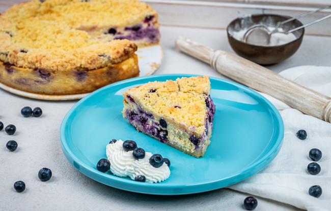 Image of Quark-Blaubeerkuchen