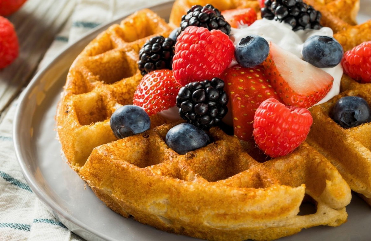 Belgian Waffles – Light, Crisp & Golden 🧇 