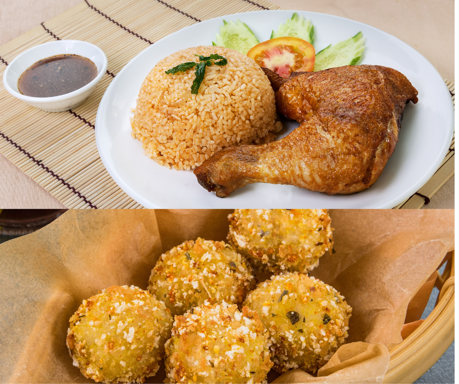 Crispy Chicken Rice 