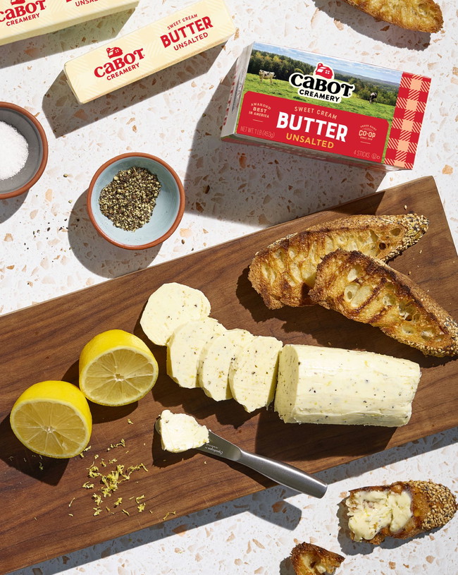 Image of Lemon Black Pepper Compound Butter