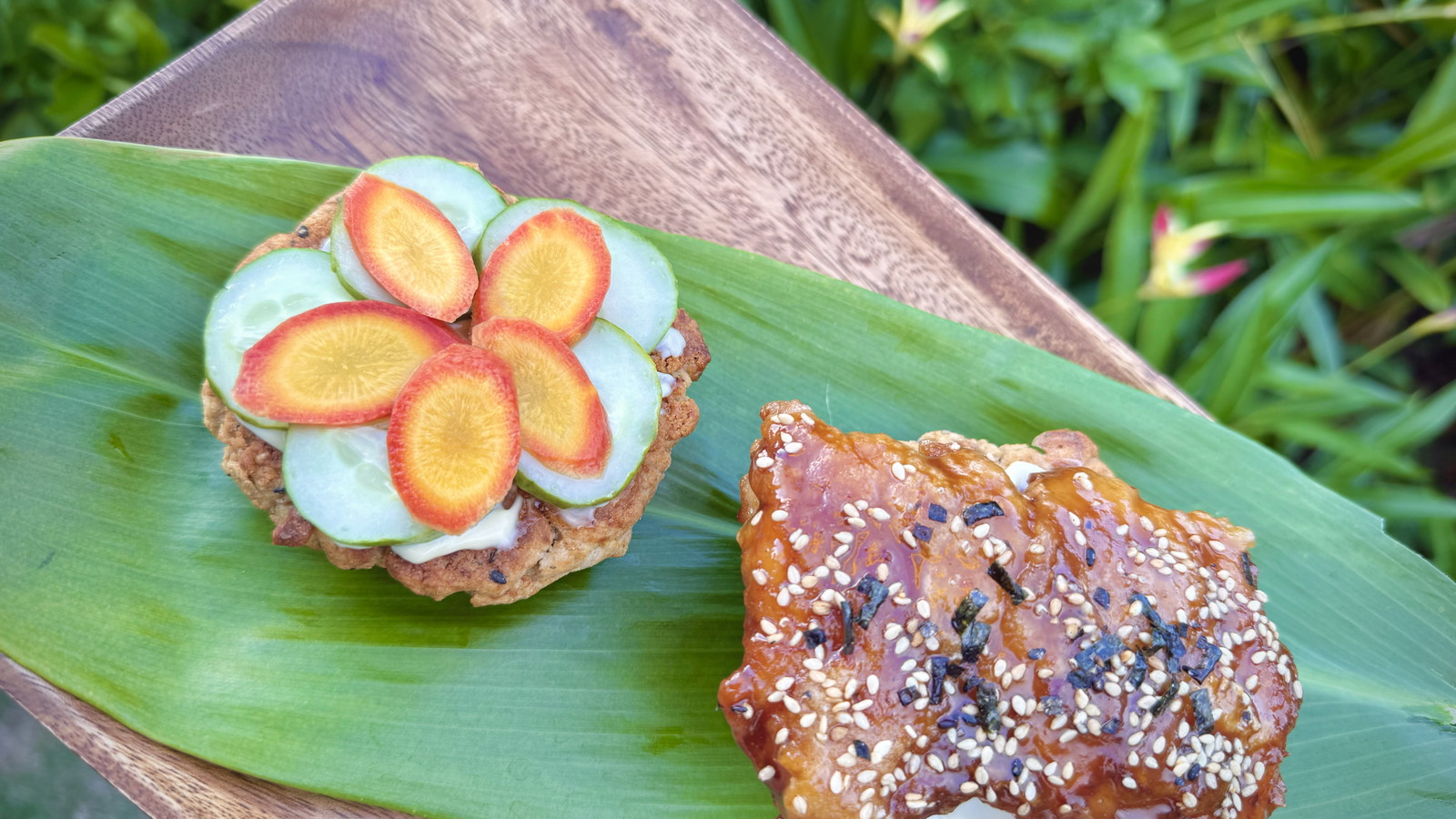 Image of ‘Ulu Furikake Biscuit with Miso Teriyaki Fried Chicken