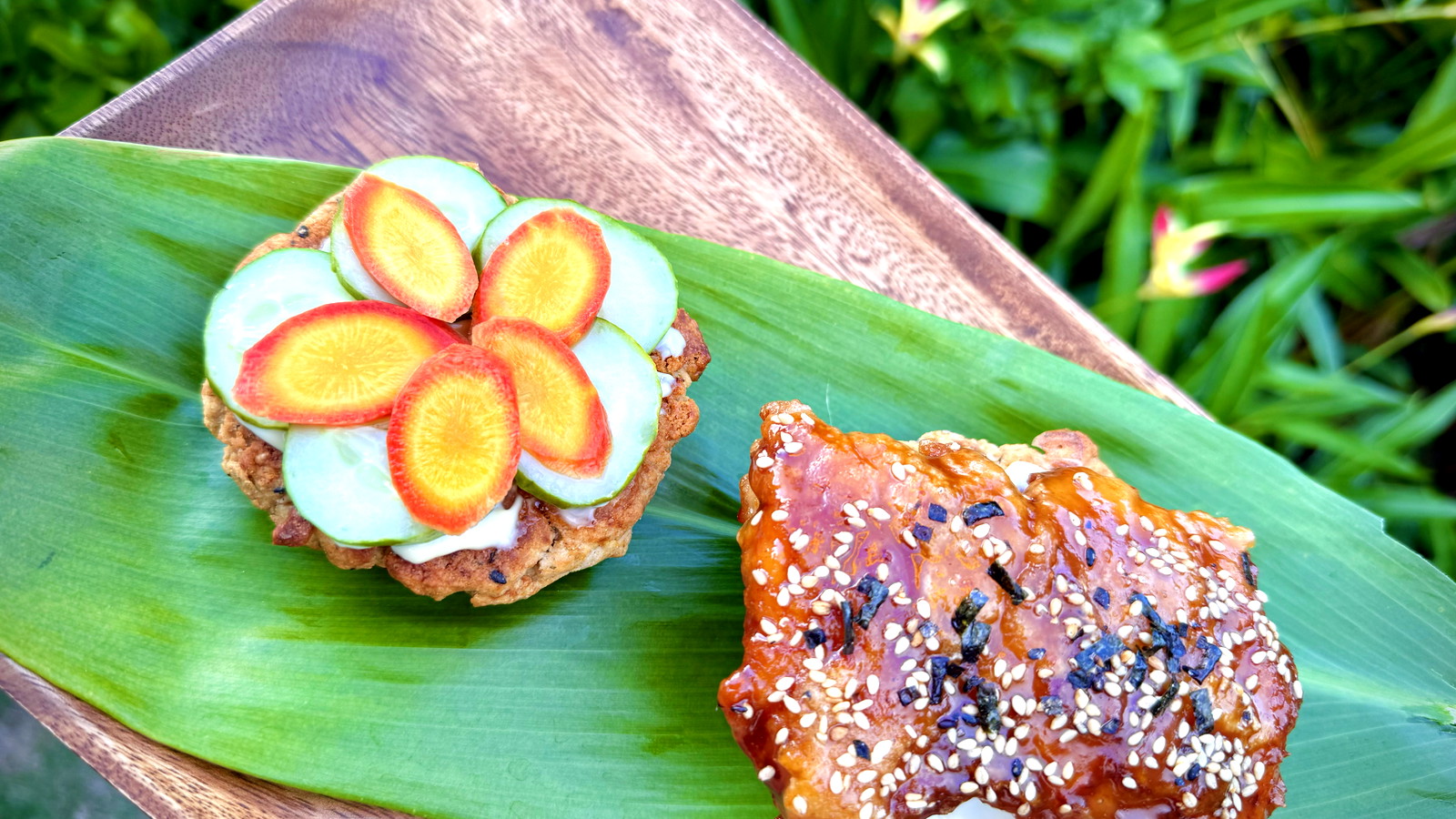 Image of ‘Ulu Furikake Biscuit with Miso Teriyaki Fried Chicken