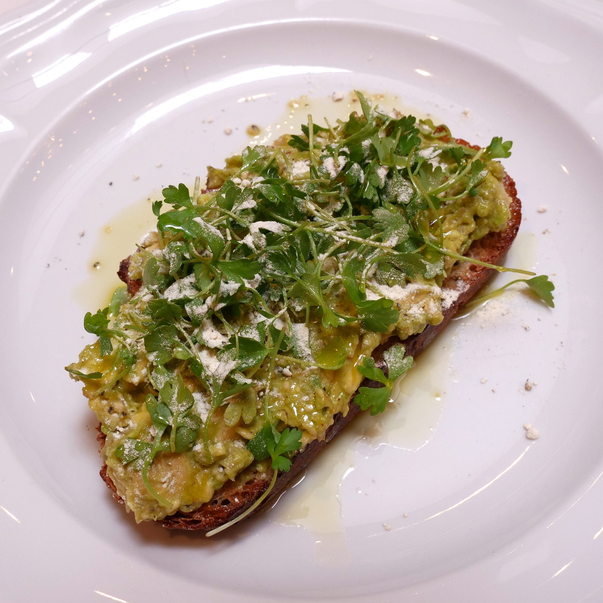 Herby Avocado Toast with a Kick