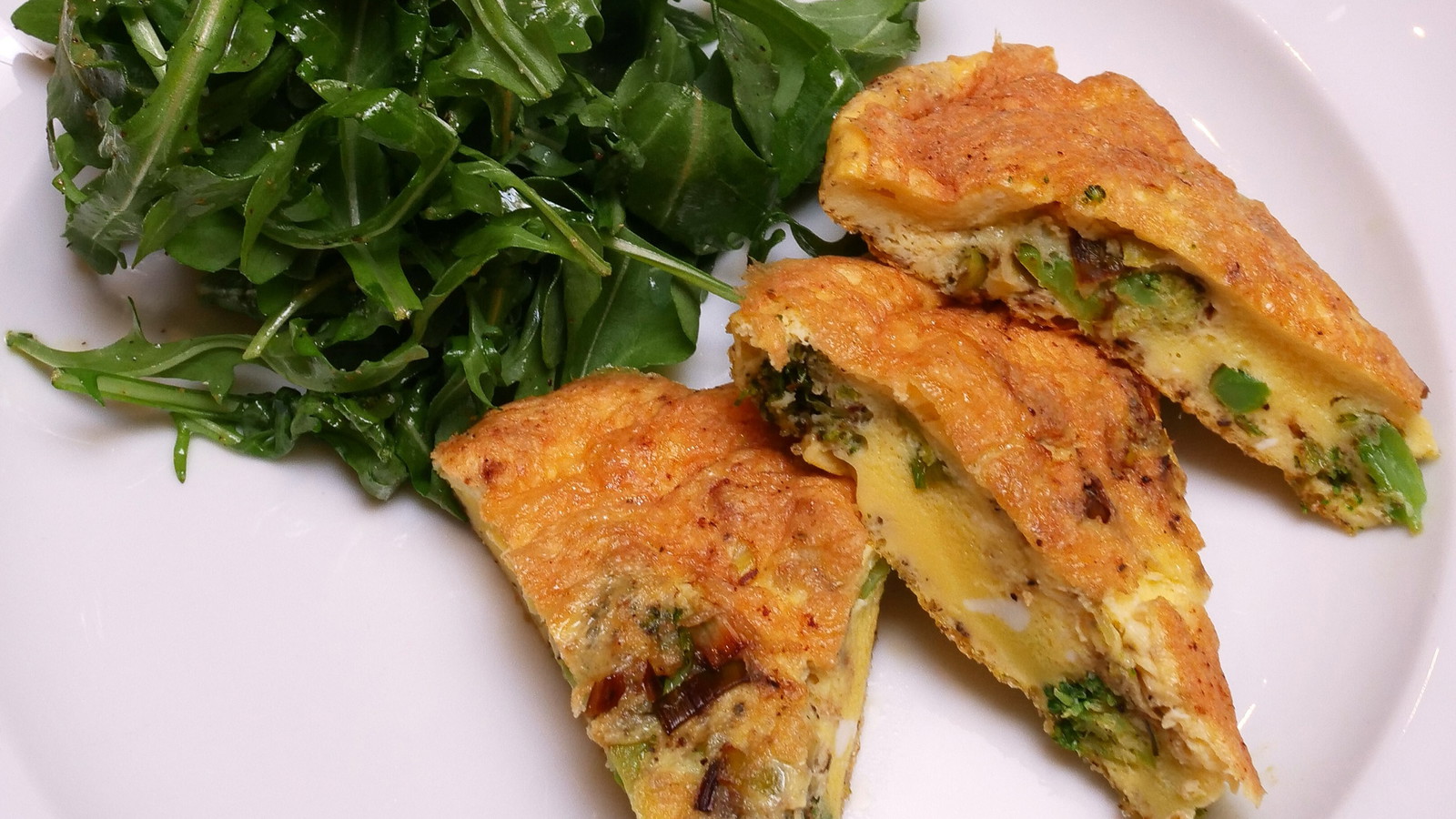 Image of Cacio e Pepe Frittata with Leeks and Broccoli