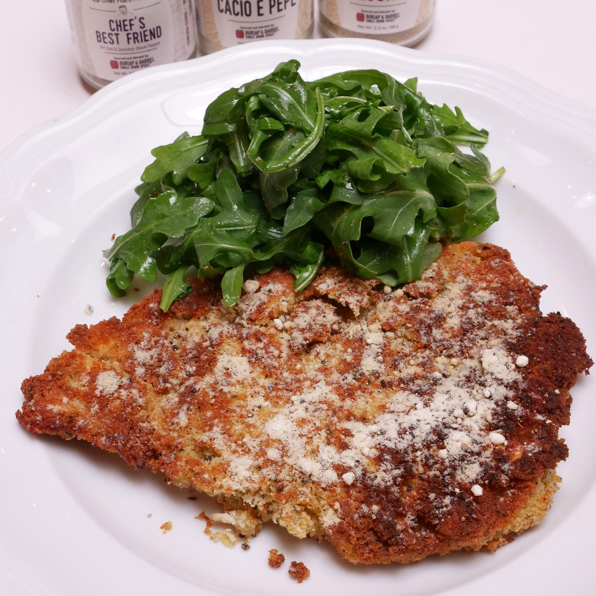 Cacio e Pepe Chicken Milanese  