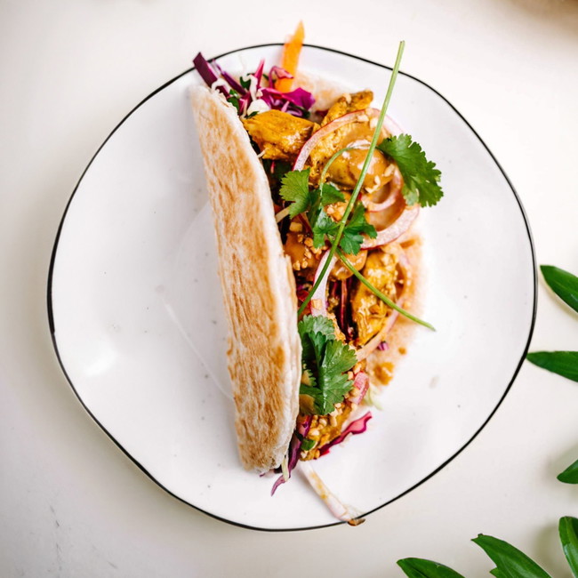 Image of Satay Chicken Hawker Roll