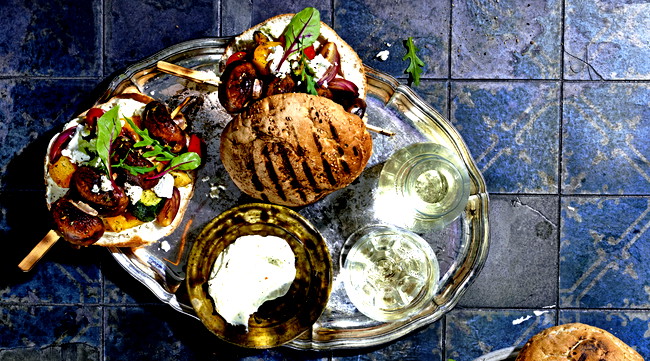 Image of Gemüse-Burger vom Grill