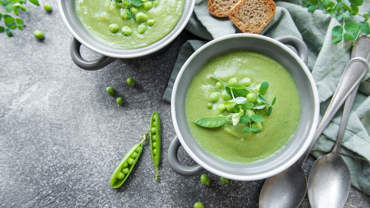 Image of Sugar Snap Pea & Mint Soup