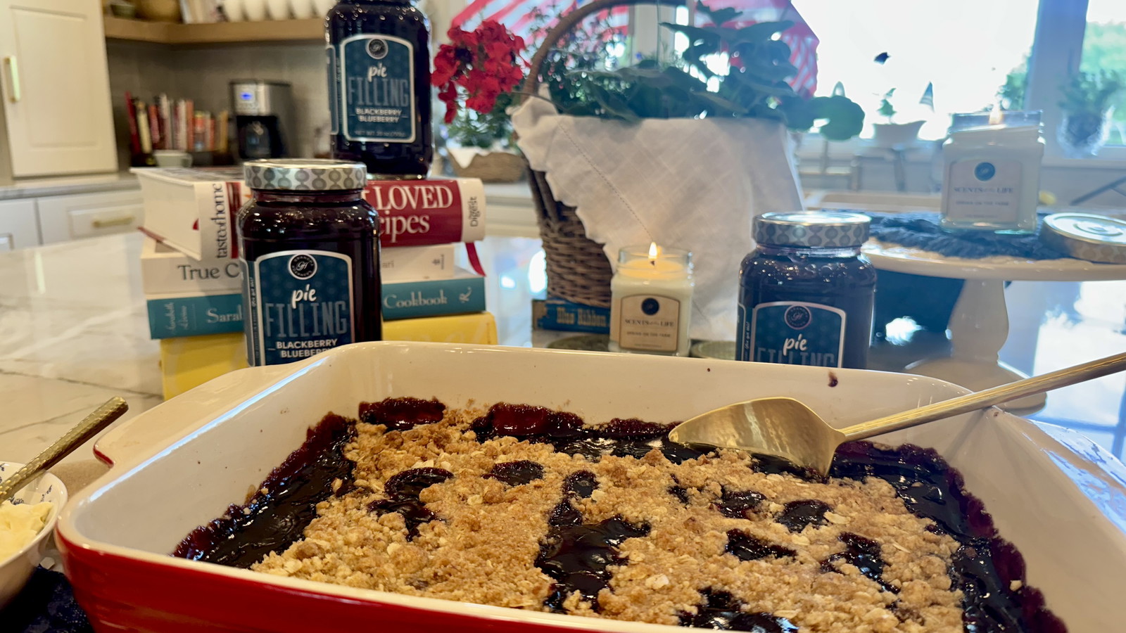 Image of Blackberry Blueberry Fruit Crumble