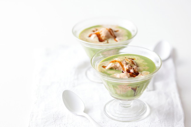 Image of Matcha Milk with Creamed Kinako