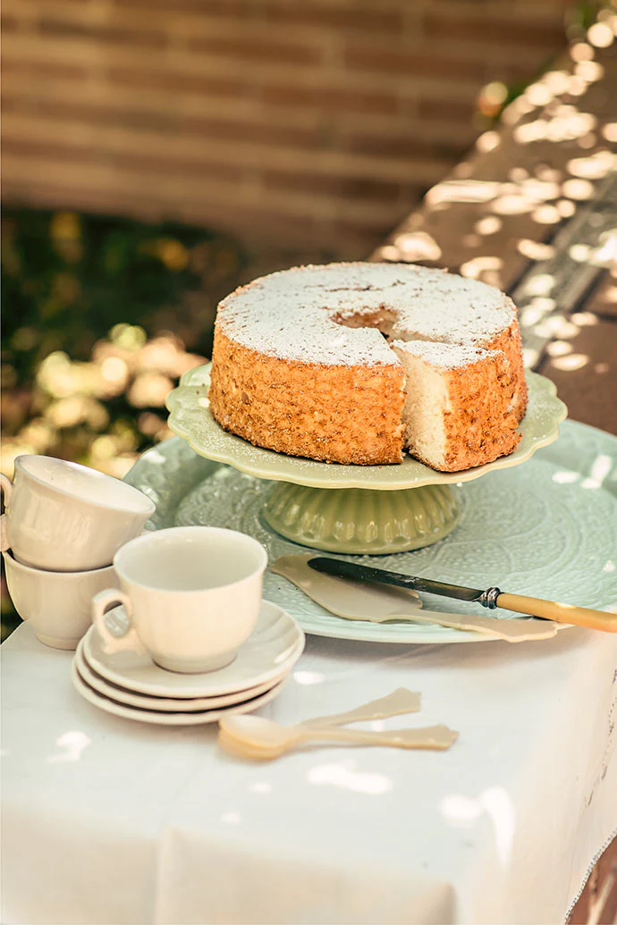 Rezept für Angel Food Cake oder Eiweißkuchen