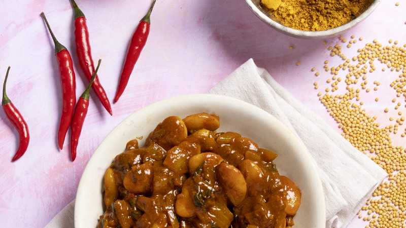 Image of Butter beans Vindaloo