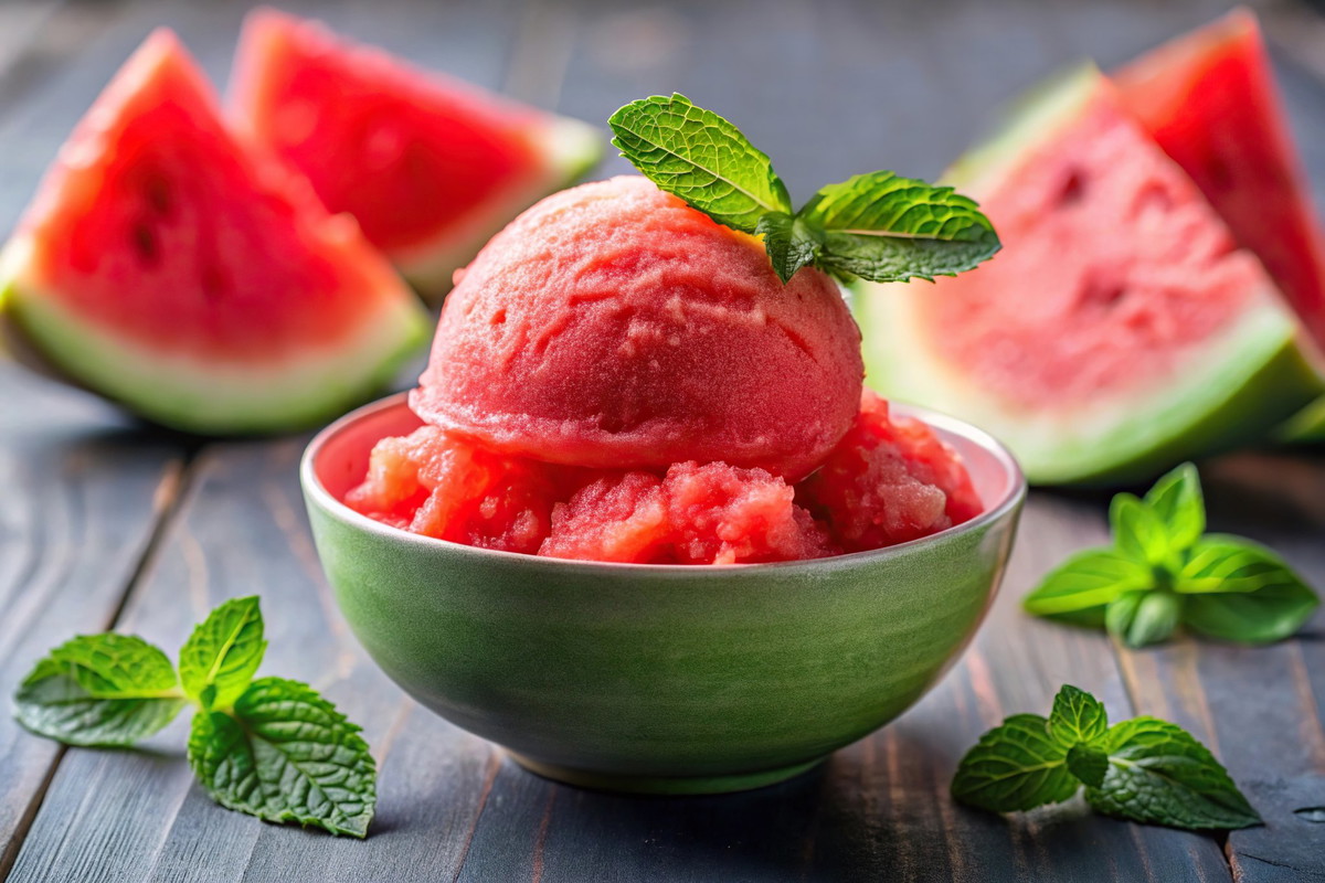 Watermelon Sorbetto al Balsamico