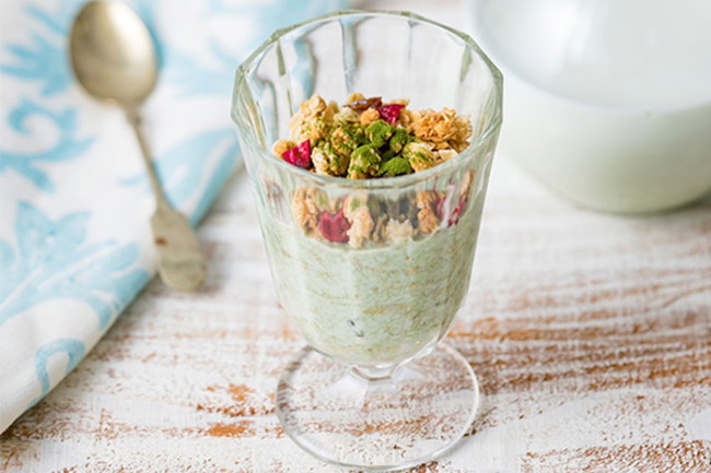 Image of Matcha Milk & Granola