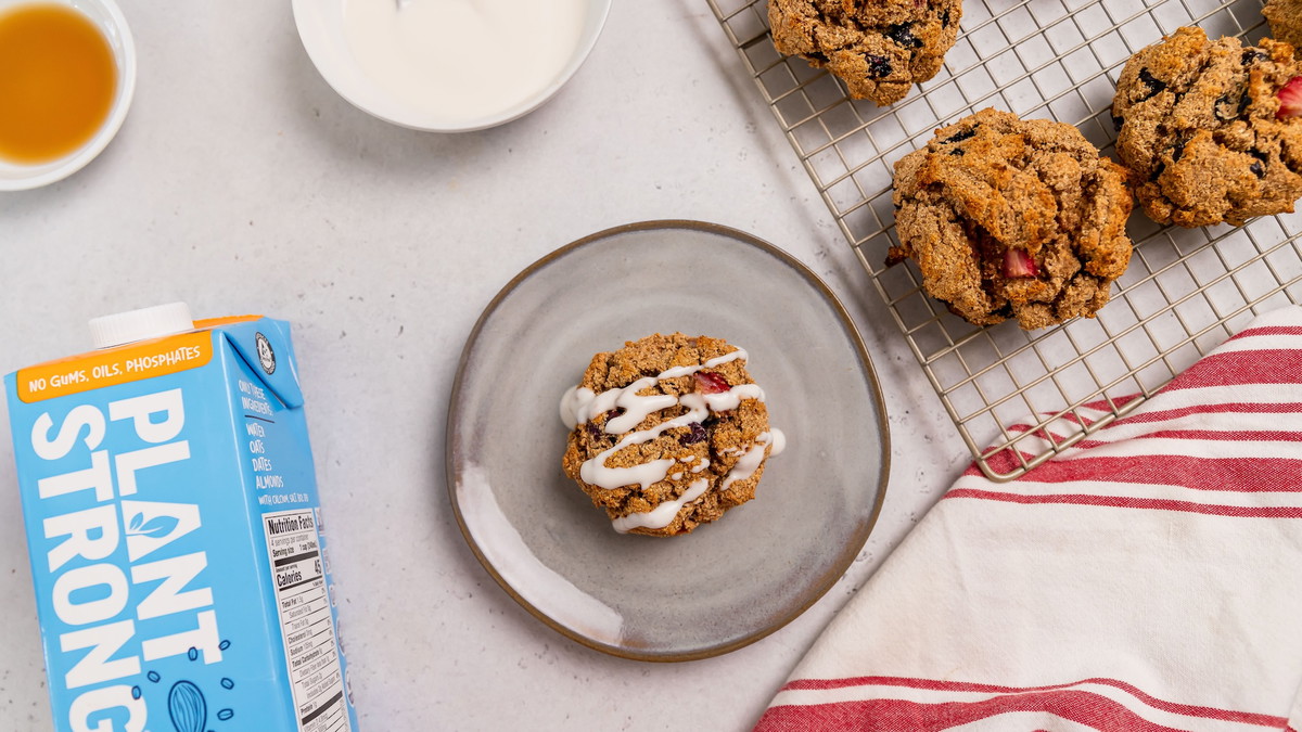 Strawberry Drop Biscuits