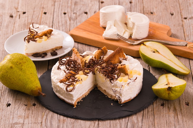 Image of Torta di Ricotta e Pere con Amore