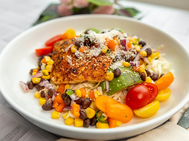 Image of Halibut Taco Bowl Recipe