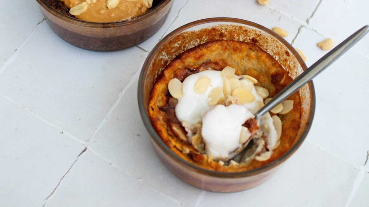 Baked Protein Pancakes