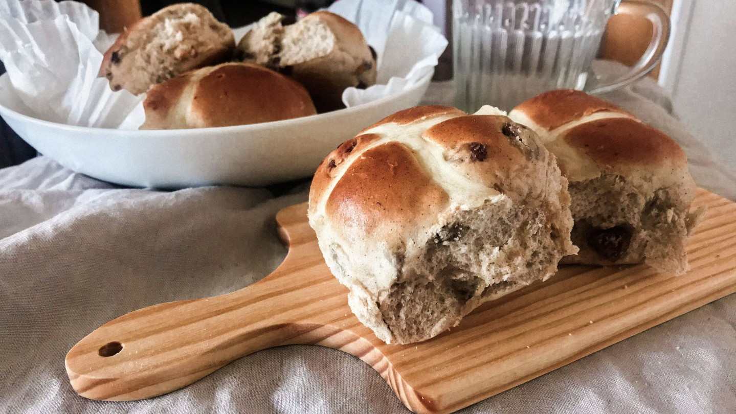 Image of Sourdough Hot Cross Buns: An Easter Tradition with a Twist