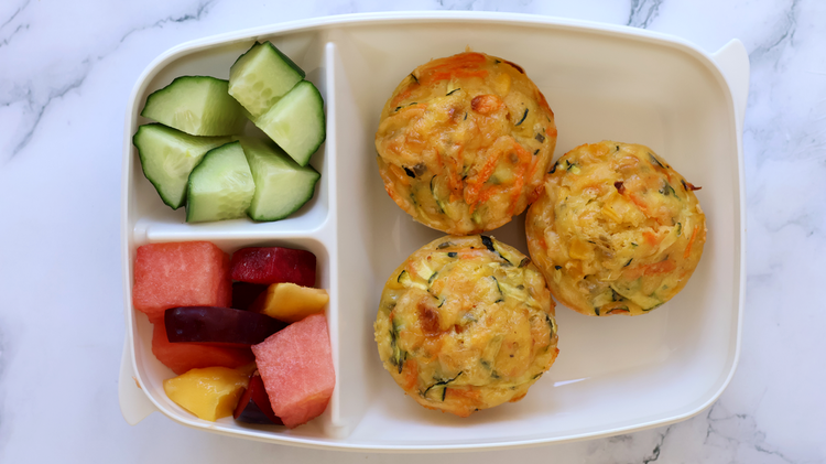 Image of Serve warm or at room temperature. These muffins are great on their own or paired with a fresh salad for a light lunch.