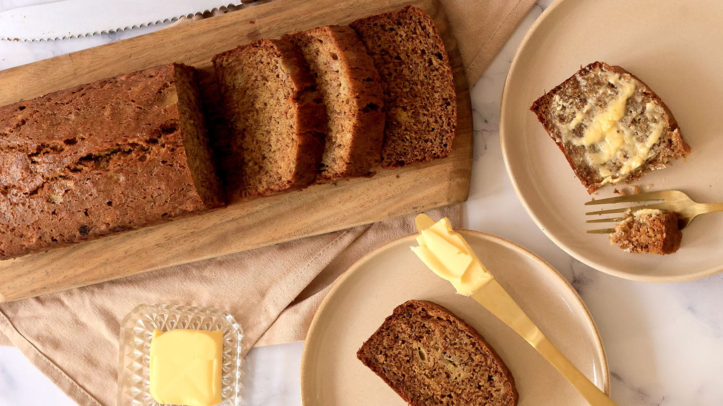 banana bread with sourdough discard