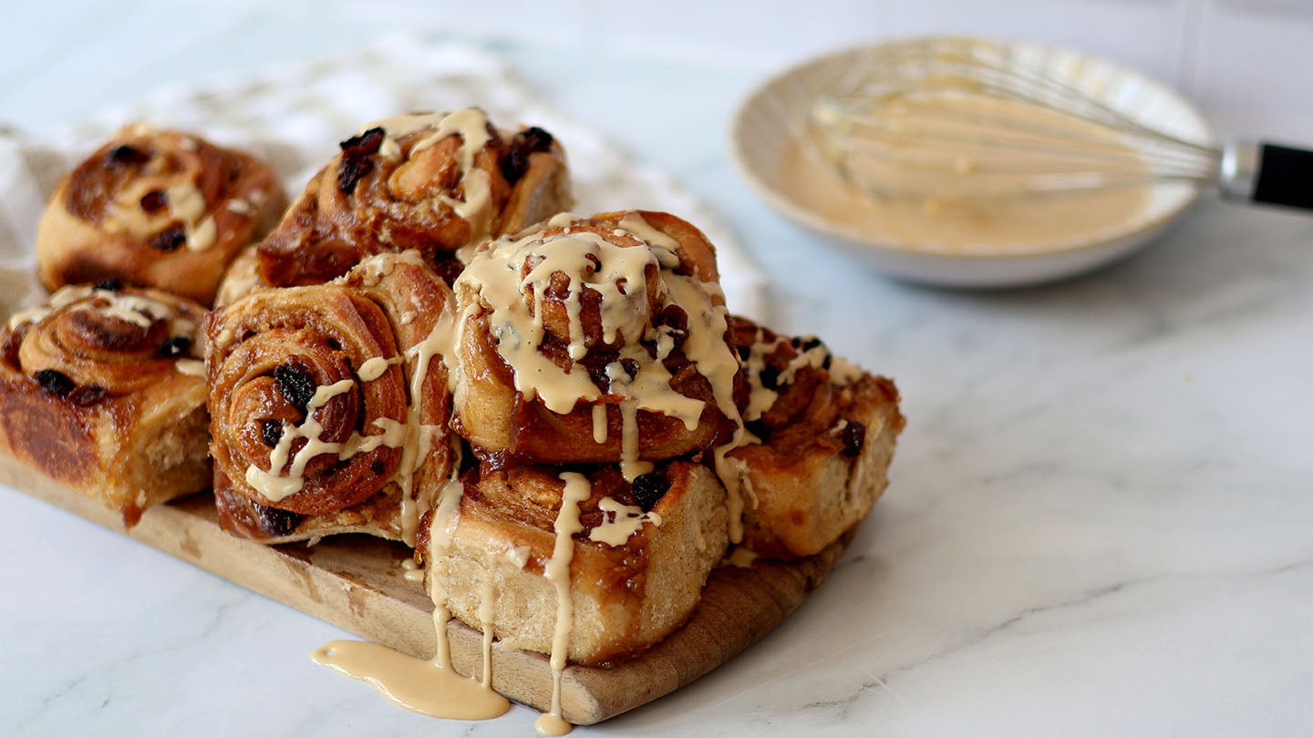 Image of Hot Cross Bun Cinnamon Scrolls