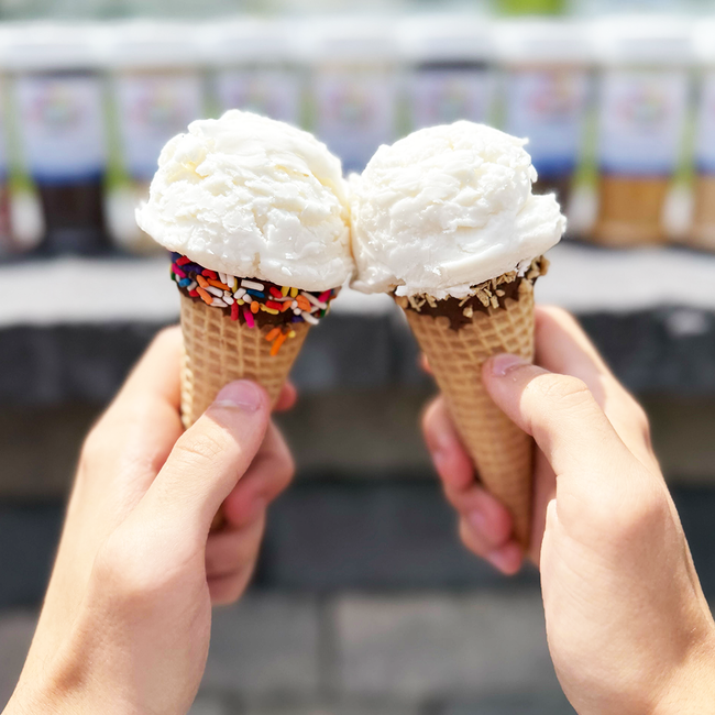 Image of Dipped in Fun! Easy Chocolate-Covered Ice Cream Cones for Kids!