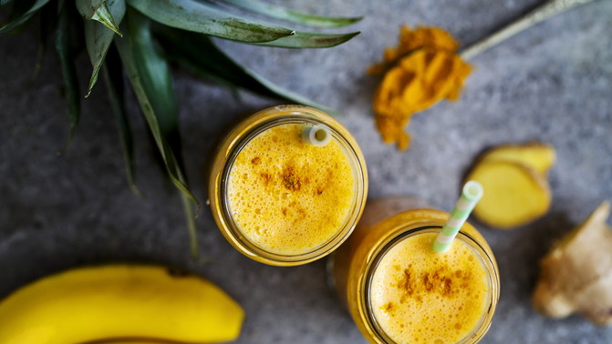 Image of Turmeric-Ginger Golden Milk Smoothie