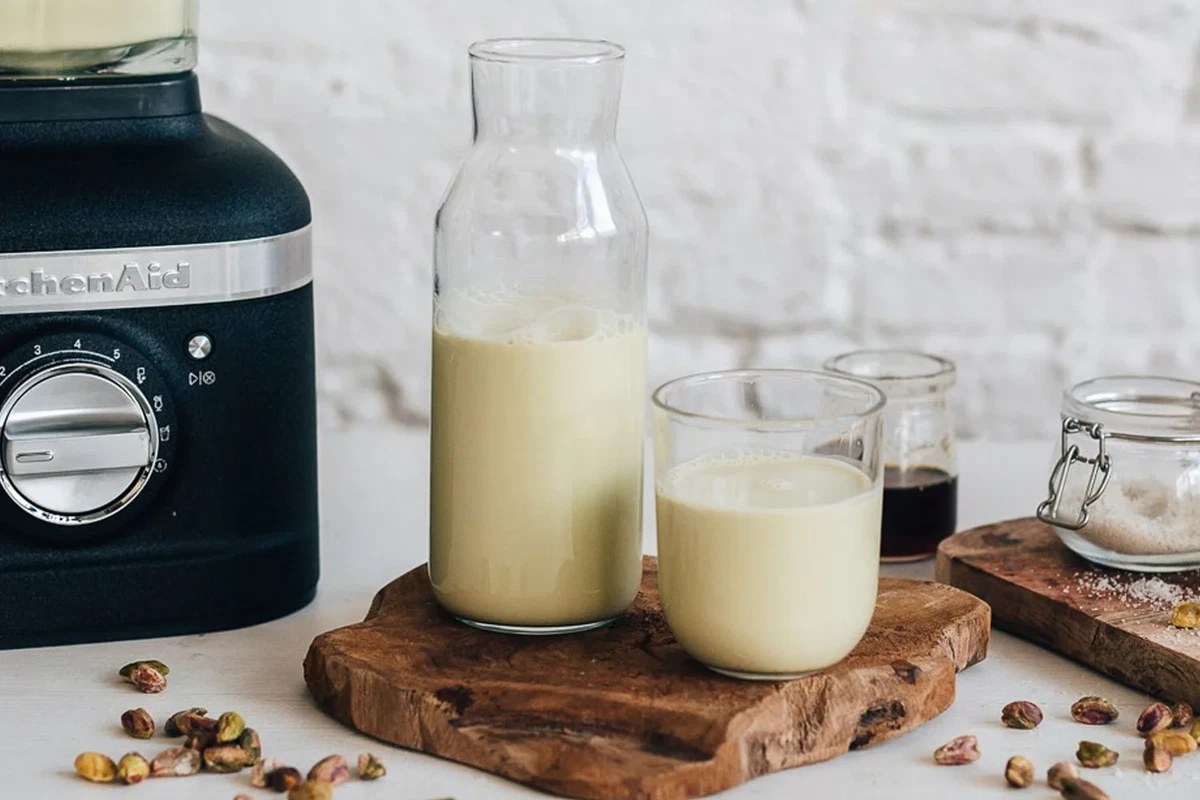 Hacer leche de pistacho (bebida vegetal casera)
