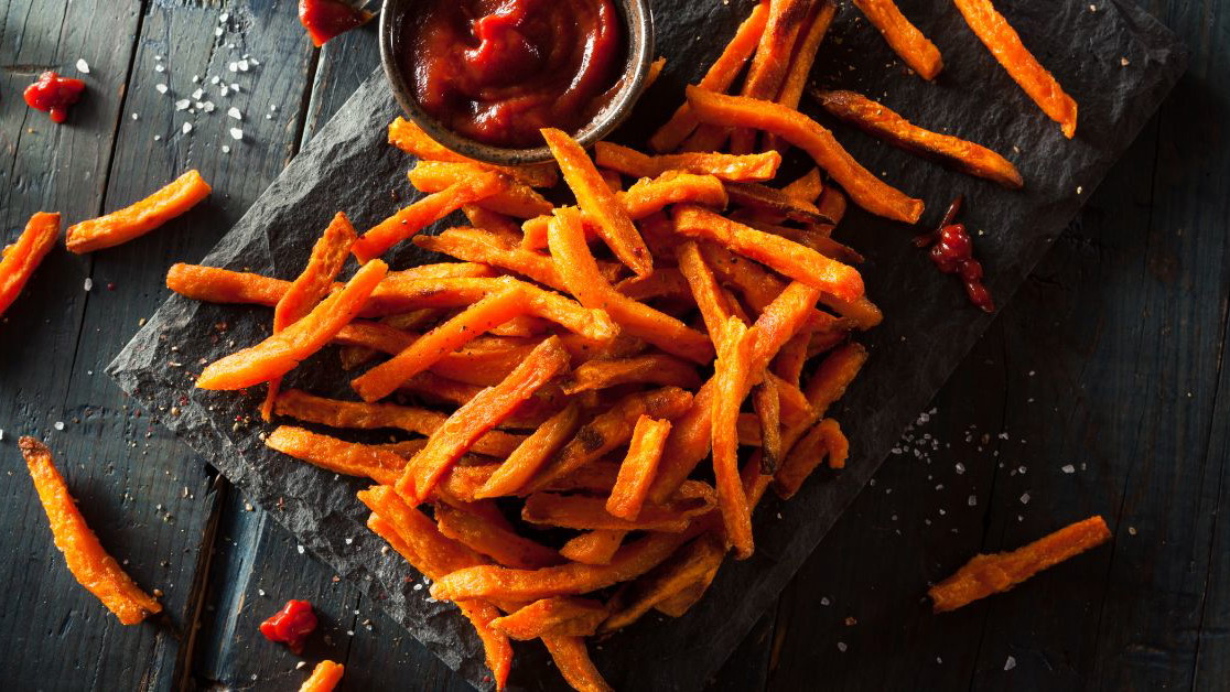 frites de patate douce